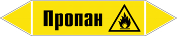 Маркировка трубопровода "пропан" (пленка, 507х105 мм) - Маркировка трубопроводов - Маркировки трубопроводов "ГАЗ" - Магазин охраны труда и техники безопасности stroiplakat.ru